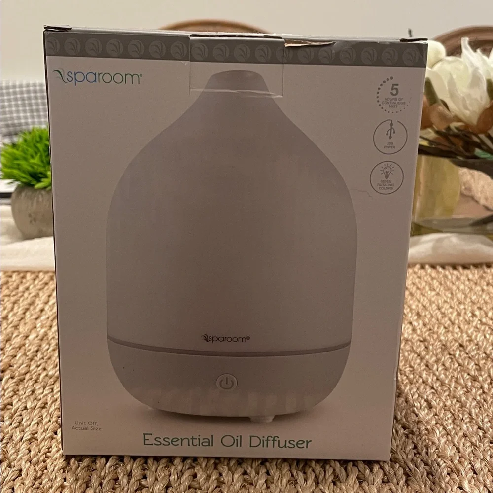 SpaRoom Essential Oil Diffuser - Pink/White